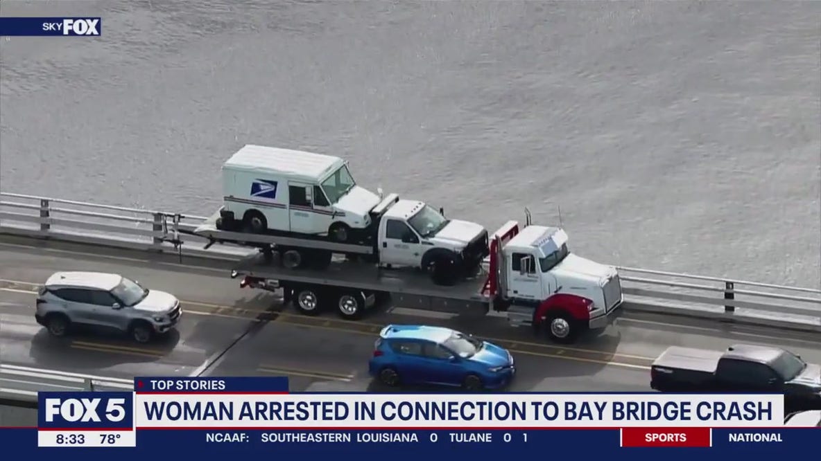 Maryland woman faces DUI charges in massive Bay Bridge crash